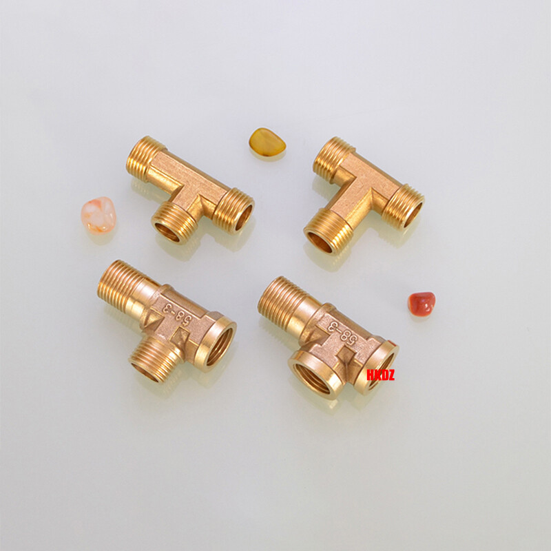 Brass BSP 1/2″ T-Shape Pipe Fittings Male/Female Thread Extension Tee Connector