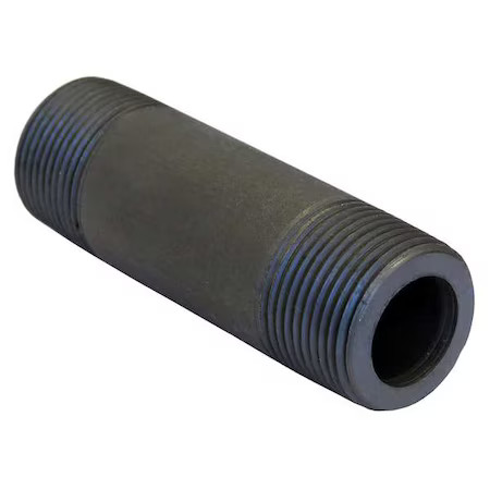 Beck 0332811801 Pipenipple, Steel, 1/2″, Nptxnpt, 6″