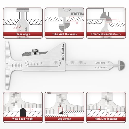 HI-LO Welding Gauge – Stainless Steel Pipe Fit-Up Alignment Tool – Standard &