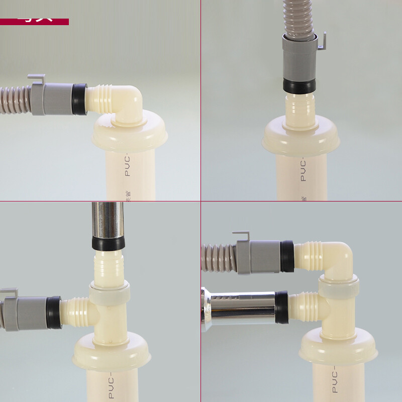 Adapter Pipe Washing Machine Connector Hose Splitter Water Drain Home Laundry