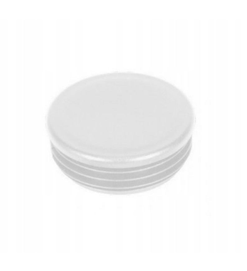 10x Round Lamellar Plug 22mm Round Plug White End Caps Plastic
