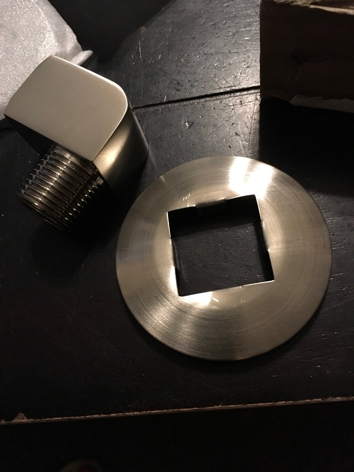 Symmons 40a-stnn-1 Elbow Street With Flange Satin