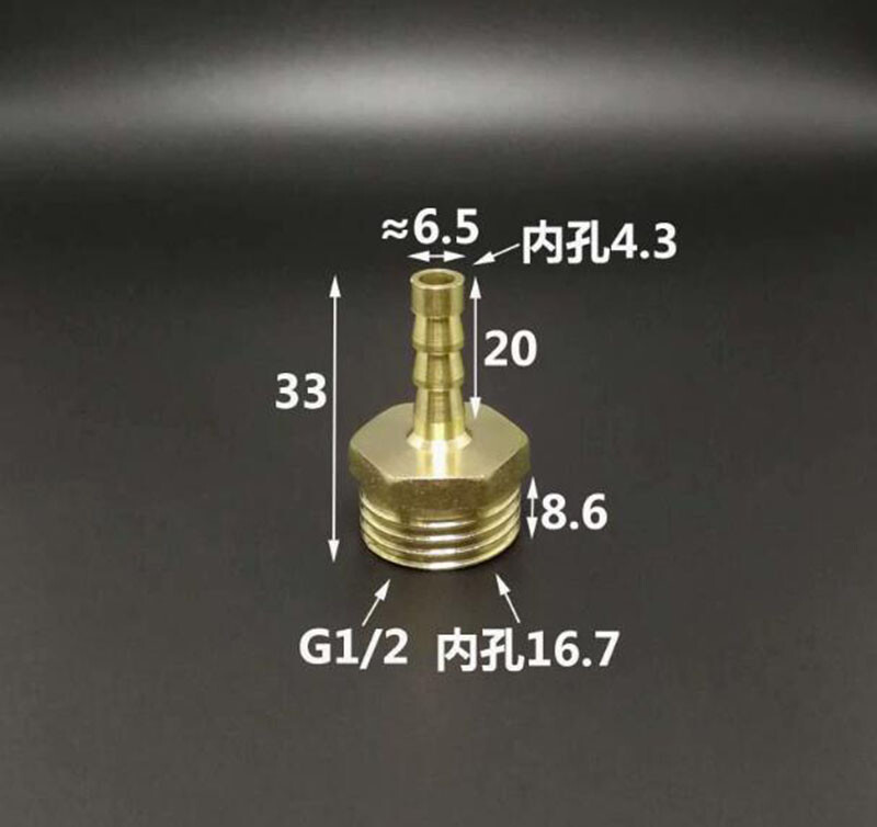 3/4″ -1.5″ Brass BSP Male Thread Reducer Pipe Fitting Adapter Connectors 6-40mm