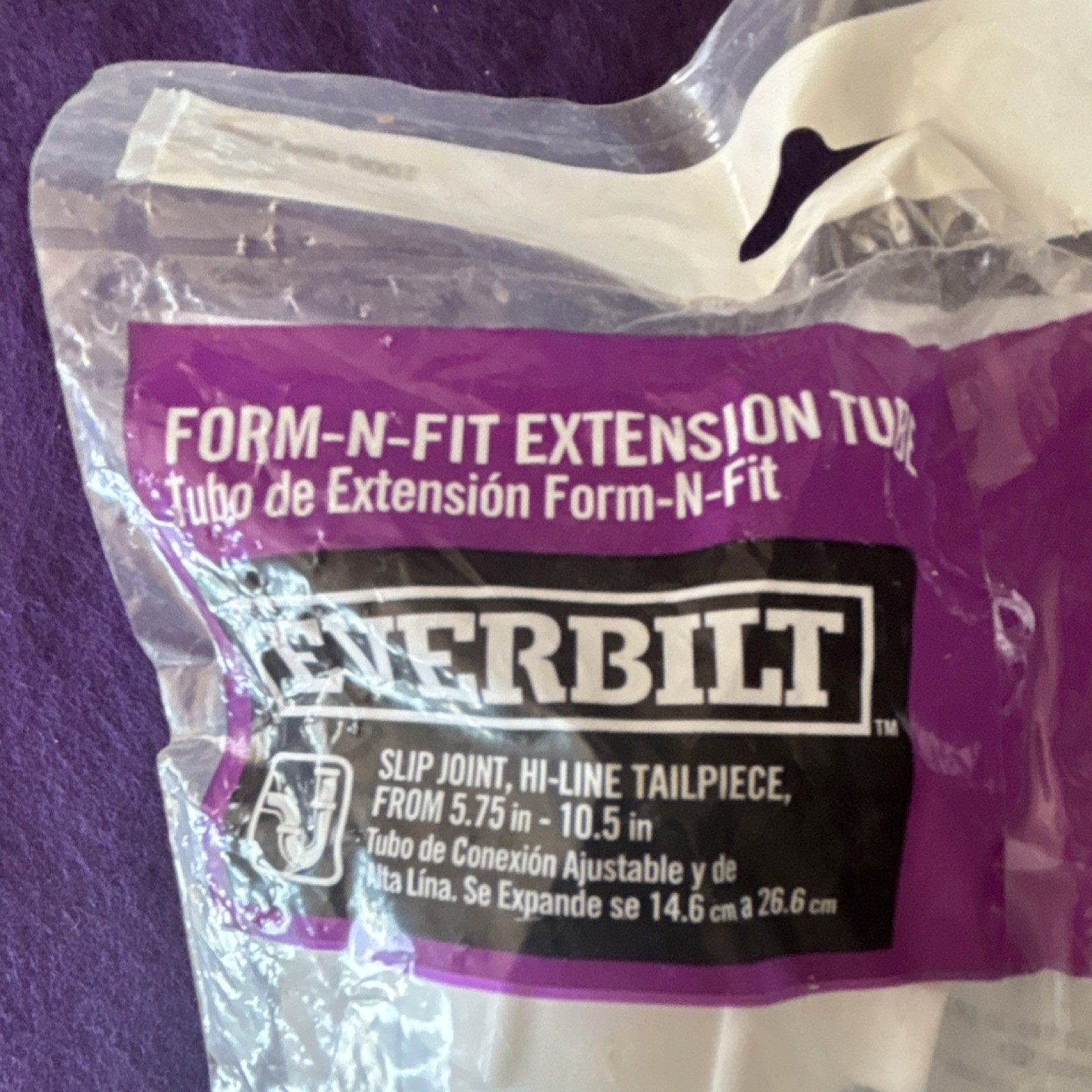 Everbilt Flexible Plastic Extension Tube 1.5 in for Slip Joint Hi-Line Tailpiece