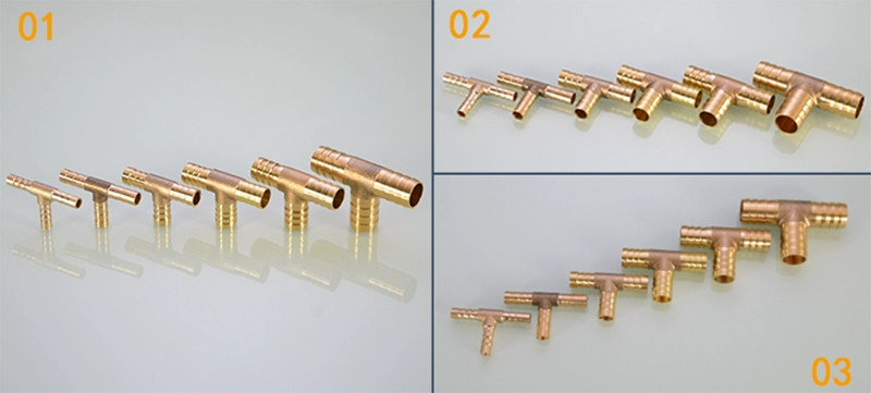 Brass Pipe Fitting Brass Barbed Hose Joiner Splitter Connector Various Type