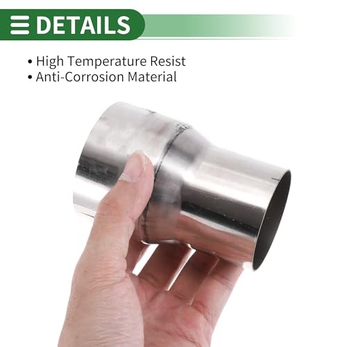 Mandrel Exhaust Bend Elbow Concentric Reducer T316 2.25″ OD to 2.75″ OD