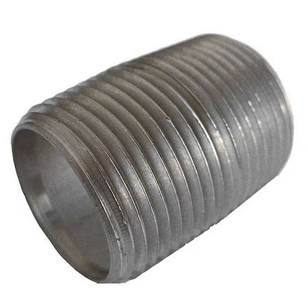 Zoro Select E6bne01 3/4″ Mnpt X 1-3/8″ Tbe Stainless Steel Close Pipe Nipple,