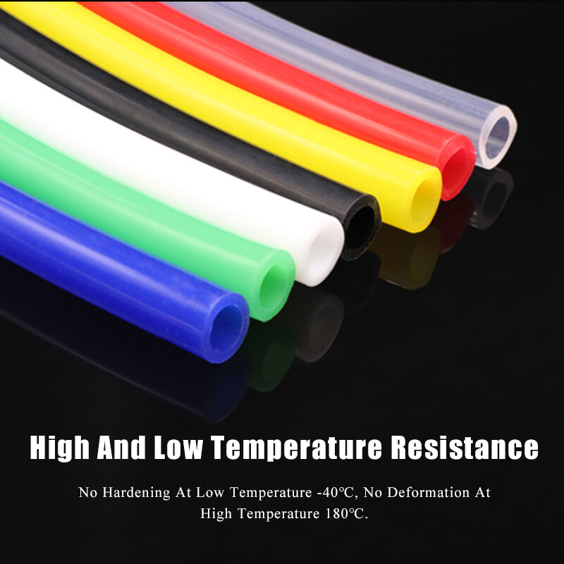 Silicone Tube Food Grade Vacuum Pipe Water Milk Beer Soft Hose All Colours 4x6mm