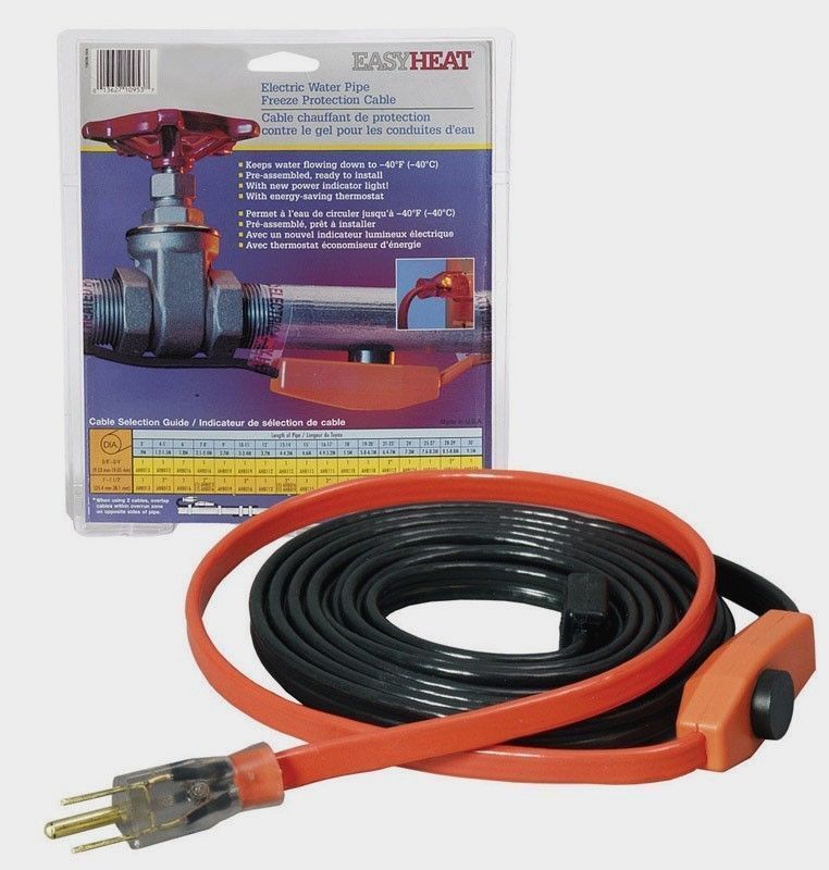 9′ HEAT TAPE Automatic Electric Pipe Heating Cable Freeze Protection 242027