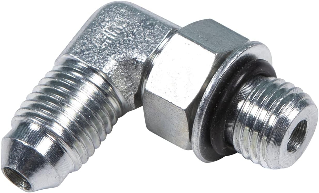 Various Sizes of 6801 90 Degree Elbow Male JIC 37° Flare x MAORB Hydraulic Steel