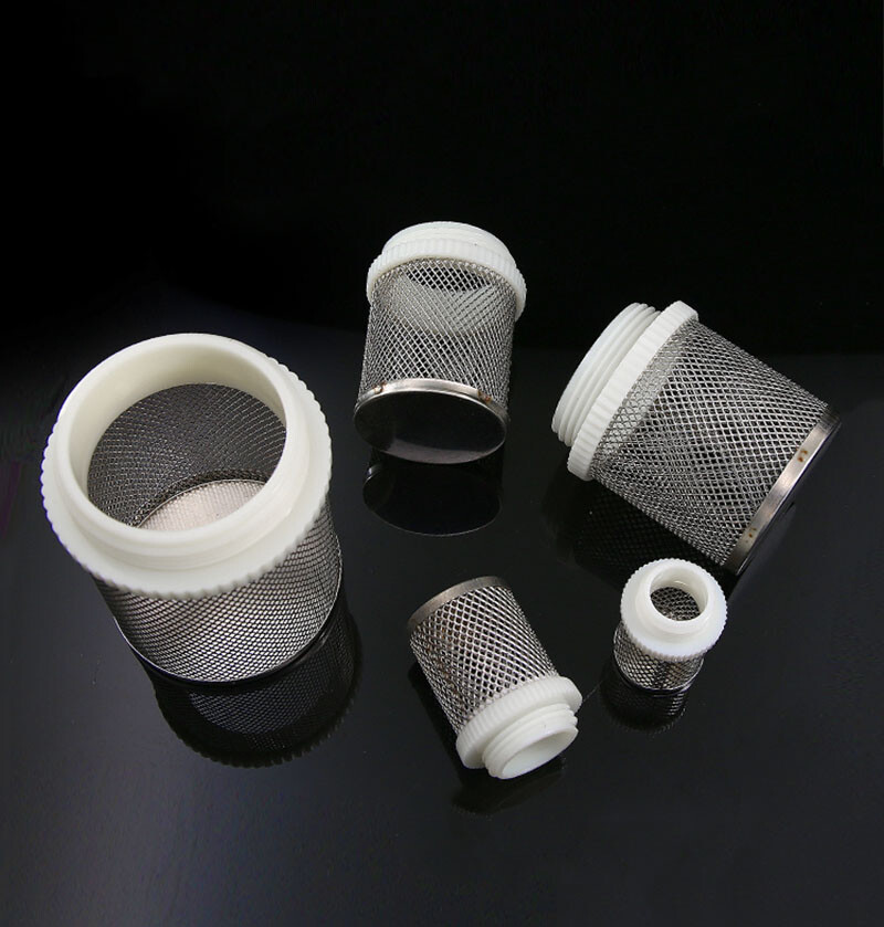 1/2″ ~ 4″ Strainer-Suction And Sump Filter Stainless Steel Mesh Nylon Threads