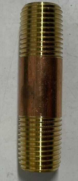 BRASS NIPPLE (3 PACK) 1/4″ x 2″ PLUMB PACK FREE SHIPPING