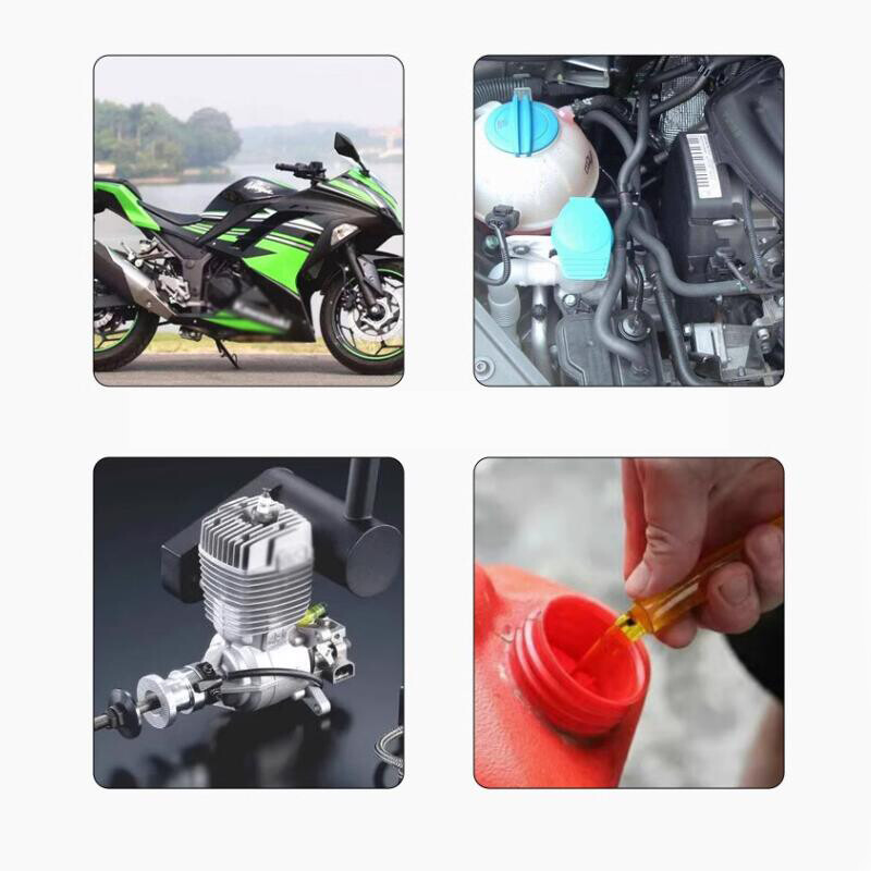 Yellow/Clear/Black Petrol Fuel Gas Line Hose Pipe Trimmer Chainsaw Blower Engine