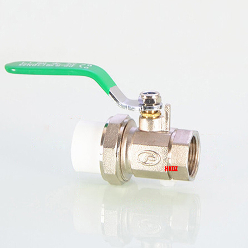 PPR Brass Pipe Ball Valves With Dual/Single Male/Female Hot Melt Water Fittings