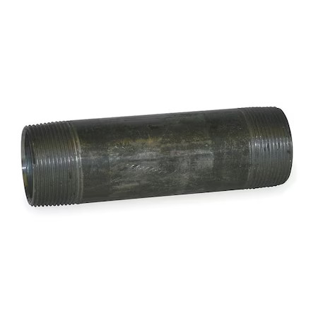 Zoro Select 1Lmp1 Pipenipple, Steel, 11/4″, Nptxnpt, 10″, 1Lmp1
