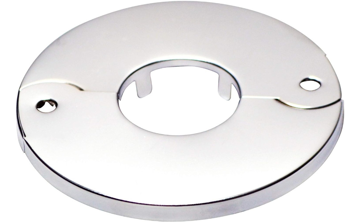 12 Floor and Ceiling Plate Cover Split Flange Replacement Fits 3/4 inch 1″ copp