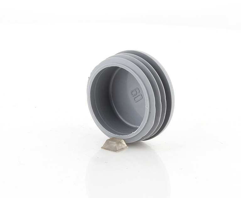 10x Round Lamellar Plug 22mm Round Plug Grey End Caps Plastic