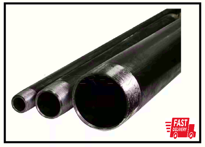 3/8 In. X 1.5 Ft. Black Steel Pipe