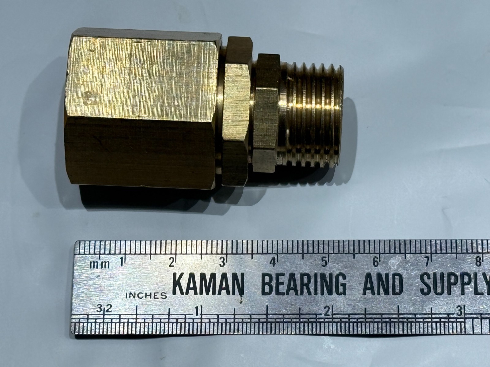 3/4″ BSP Female – 1/2″ BSP Male REDUCER British Brass Pipe Adaptor