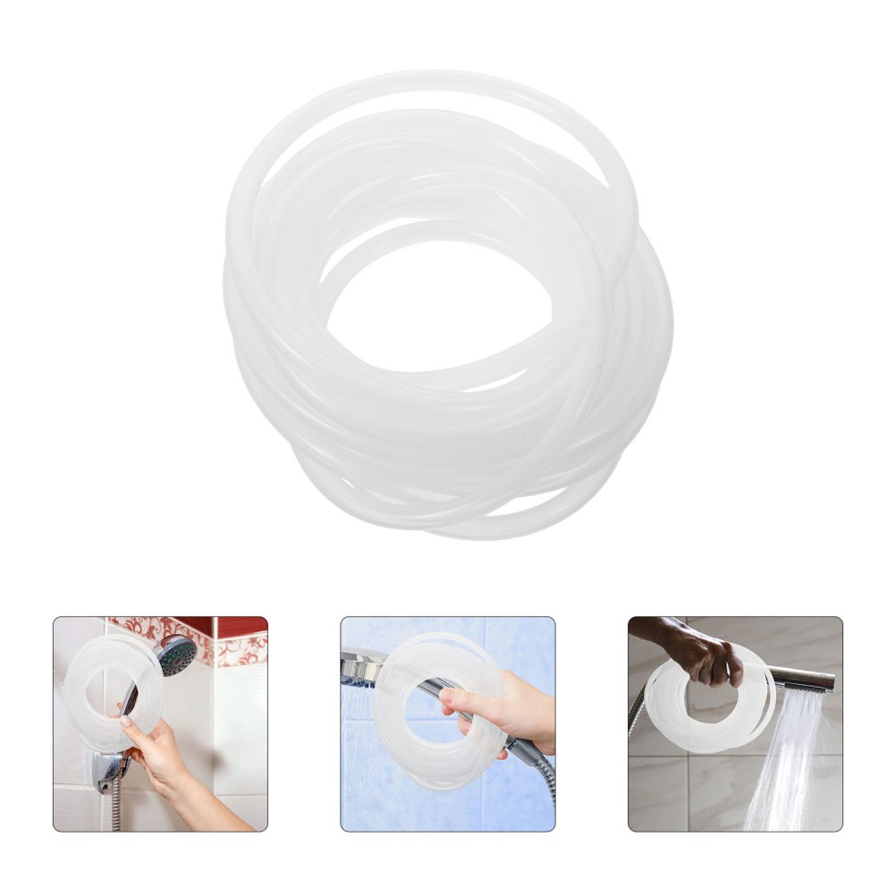 Flexible 6M Silicone Shower Hose Replacement Tube with Leak Prevention Design