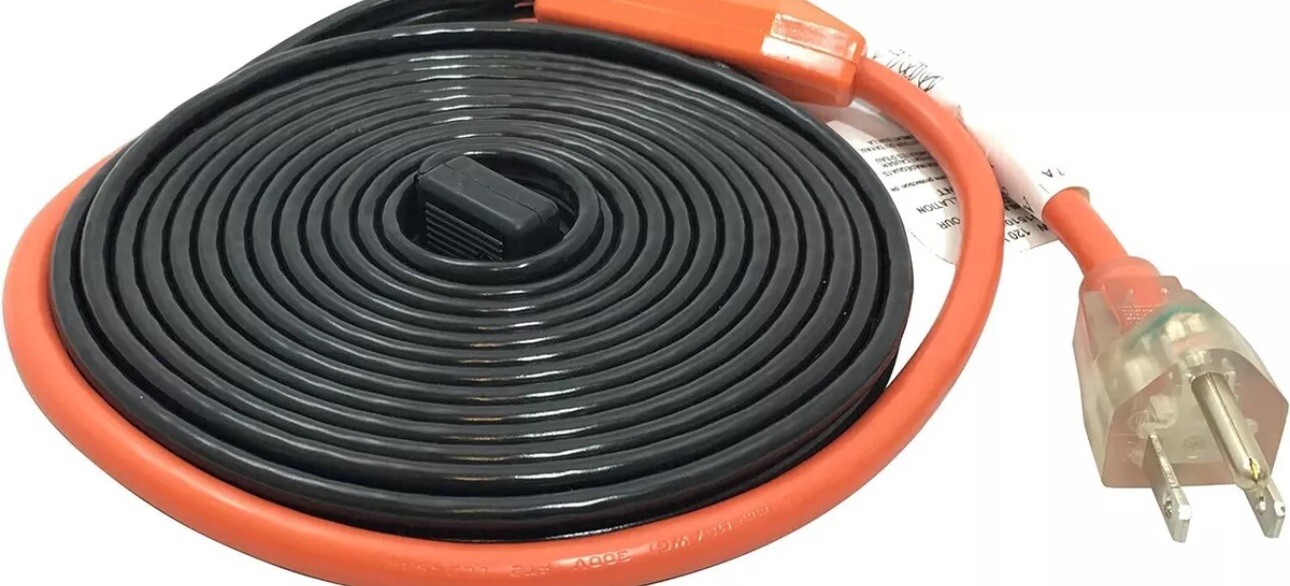 Thermwell Frost King HC12 Freeze Protect 12′ Electric Water Pipe Heat Tape Cable