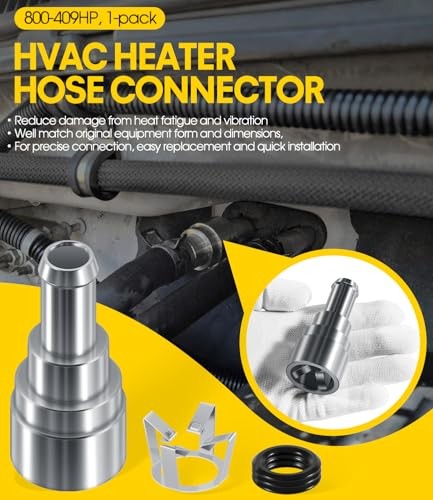 800-409HP Coolant Connector HVAC Heater Hose Connector For 1-PACK