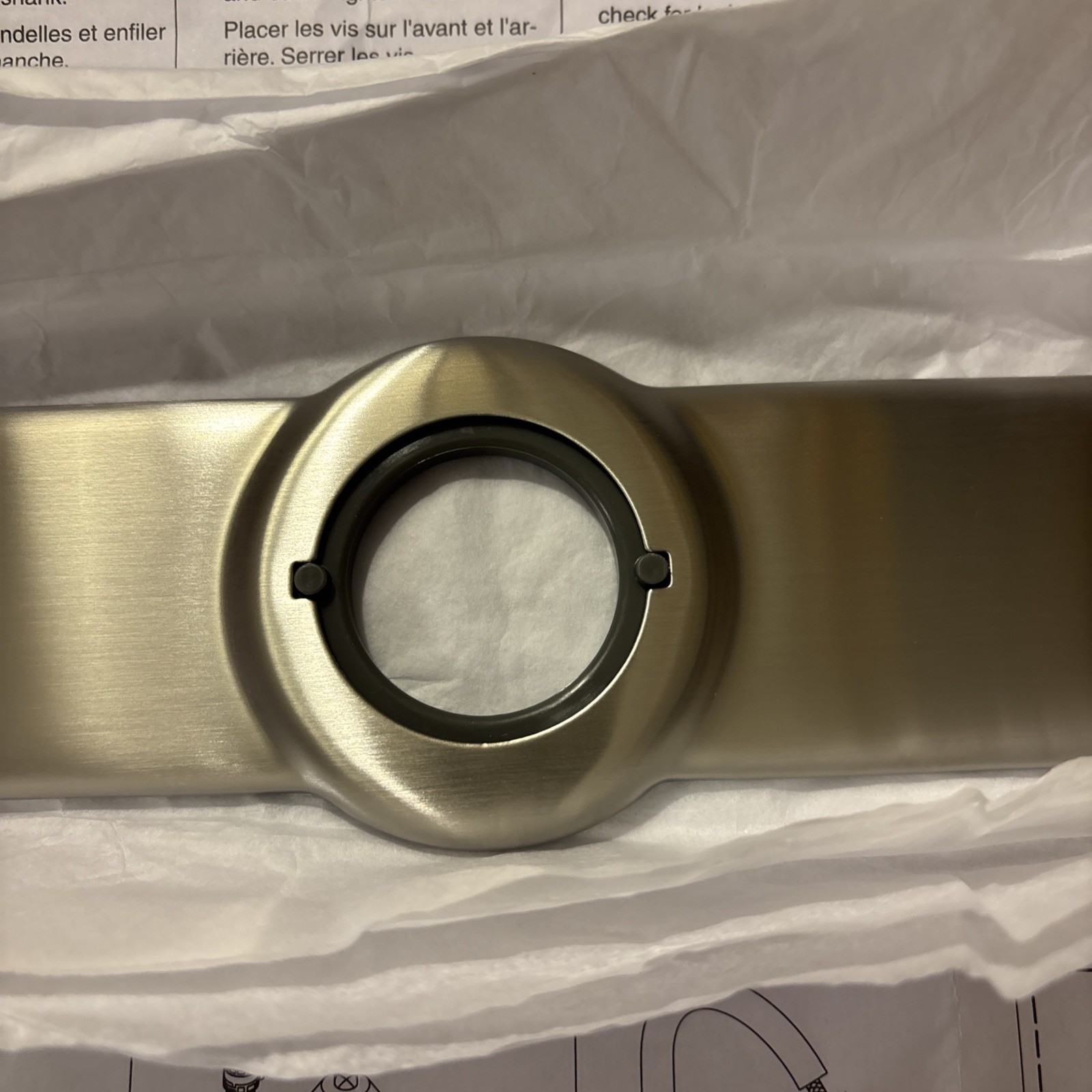 Kohler Sink Hole Cover from 3 holes to one