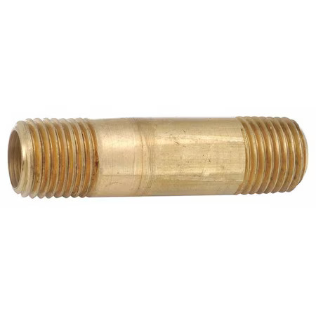 1/4″ Mnpt X 2-1/2″ Tbe Brass Pipe Nipple, 706113-0440
