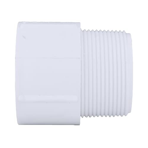 2/2 SCH 40 MALE ADAPTER MPT X S PRESSURE 2 1/2 Inch ( EACH qty: 1 ) 1 White