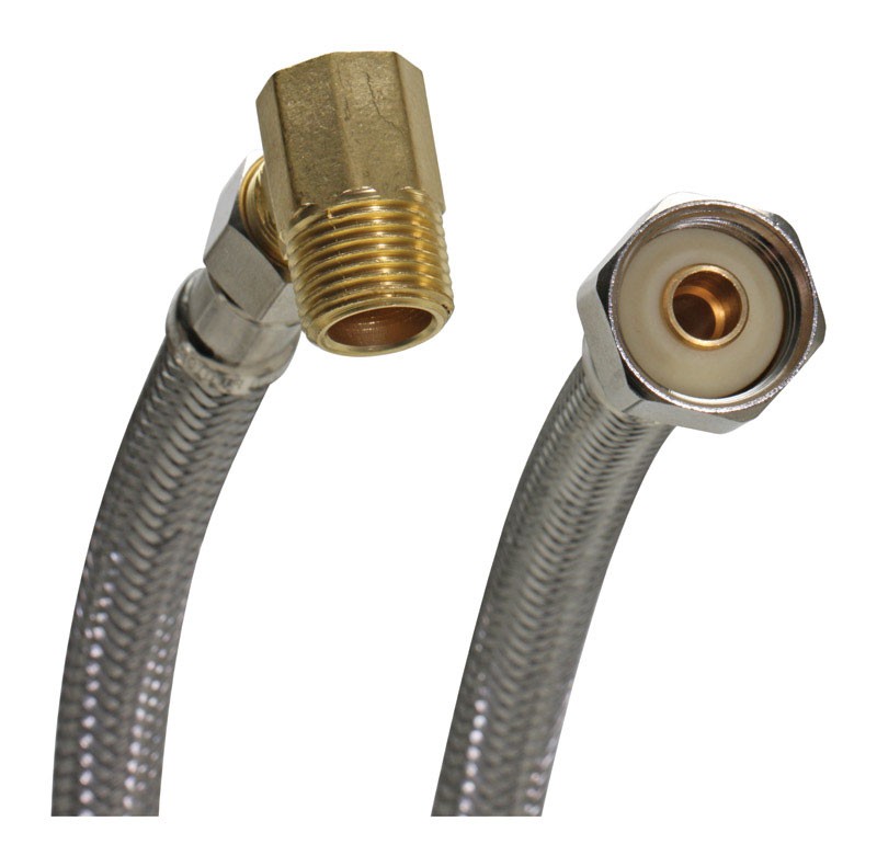 Fluidmaster 1W72CU Steel 1000 PSI 72 L in. Dishwasher Connector 3/8 in. Nominal