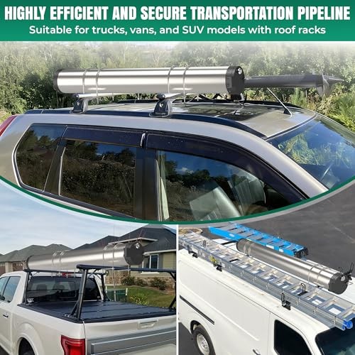 4 “Conduit Carrier Kit with 4” Stainless Steel Pipe for Safe Transport and
