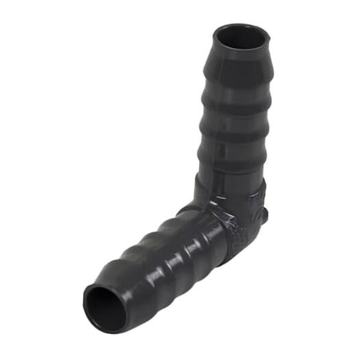 1/2″ Barbed Insert 90° PVC Sch 1/2″ Barbed Insert x 1/2″ Barbed Insert Elbow