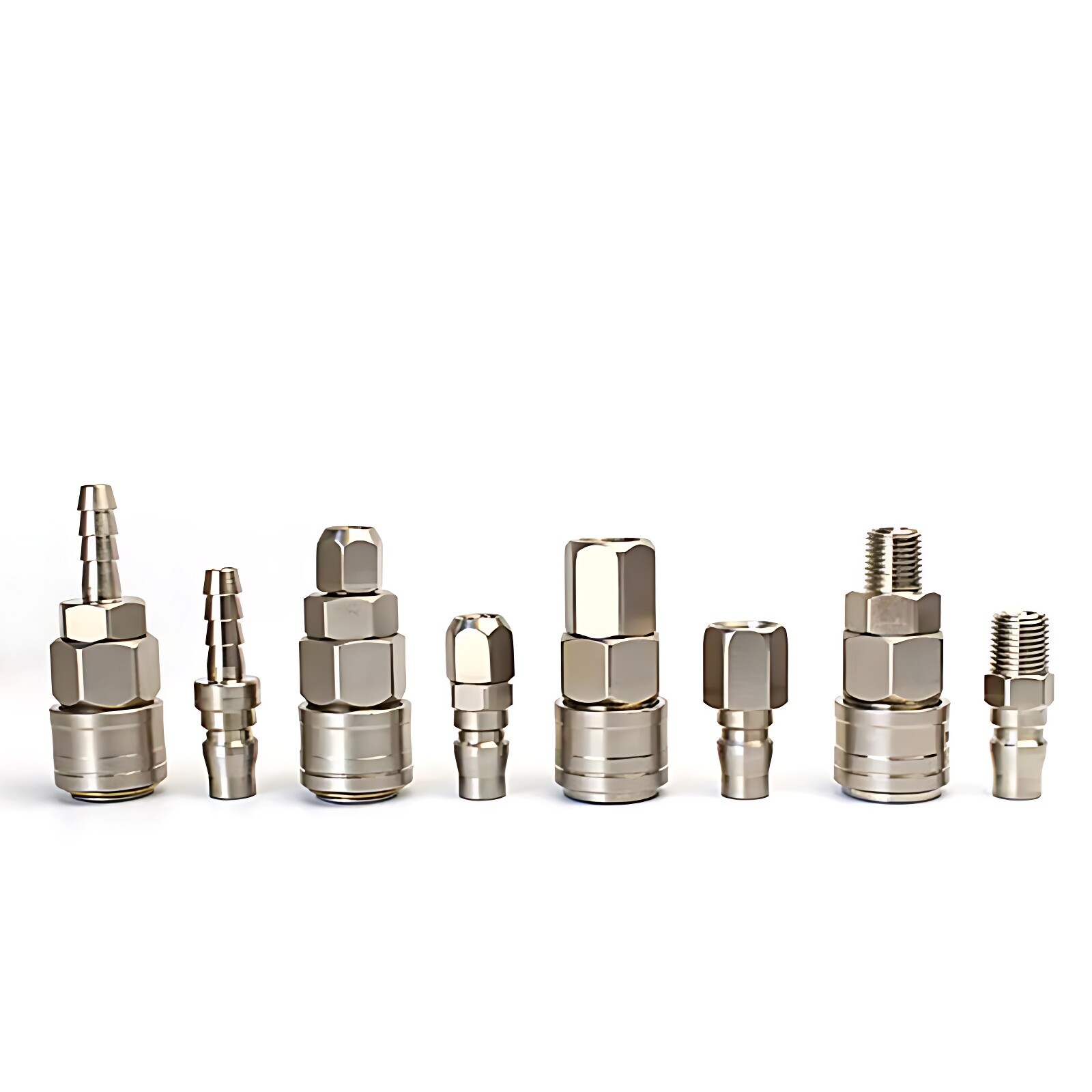 Air Line Hose Compressor Fitting Connector Coupler Set Quick Release Male Female
