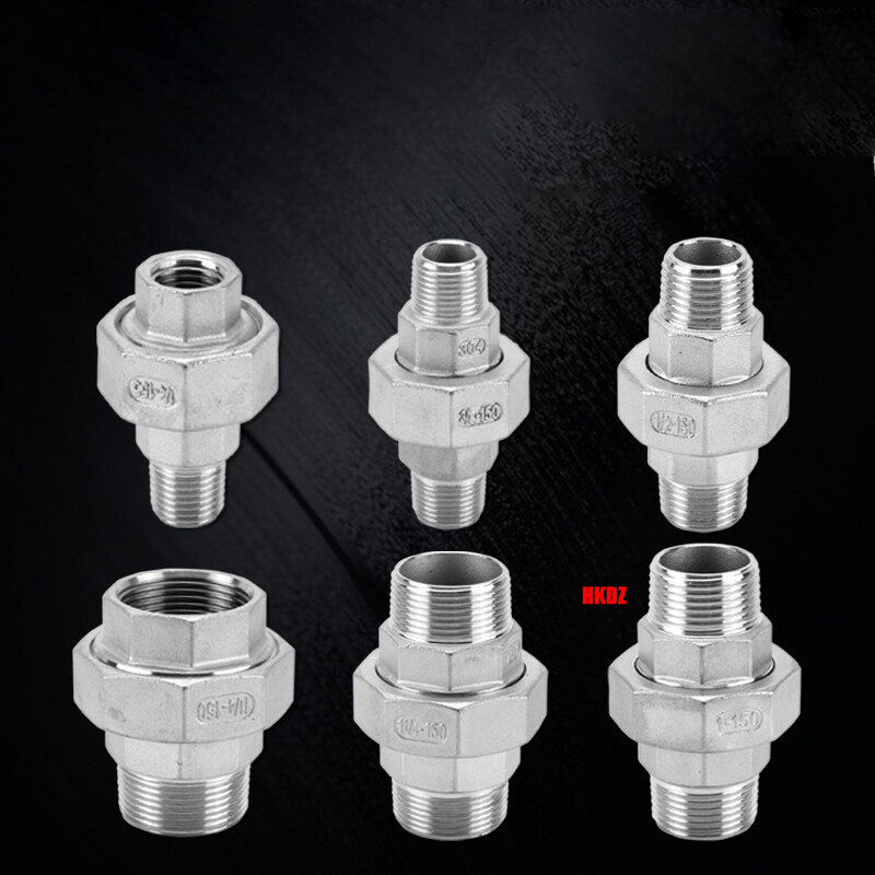 BSP Male/Female Stainless Steel 304 Reducing Adaptors Straight Nipples Fittings