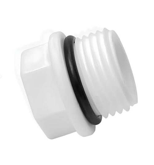 1/2 Inch PVC Pipe End Cap – 1/2″ PVC Threaded Cap – 1/2 in PVC End Cap White