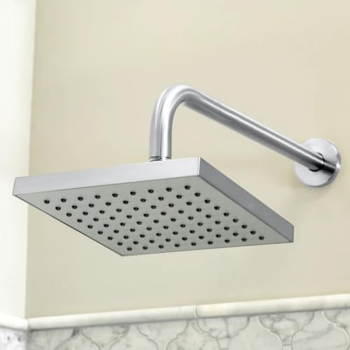 Shower Extension Arm, Solid Stainless Steel Shower Pipe Extension Chrome 4 Inch