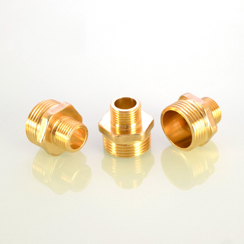 BSP 1/8″ 1/4″ 3/8″ 1/2″ 3/4″ 1″ Brass Male Thread Connector Pipe Fitting Adapter