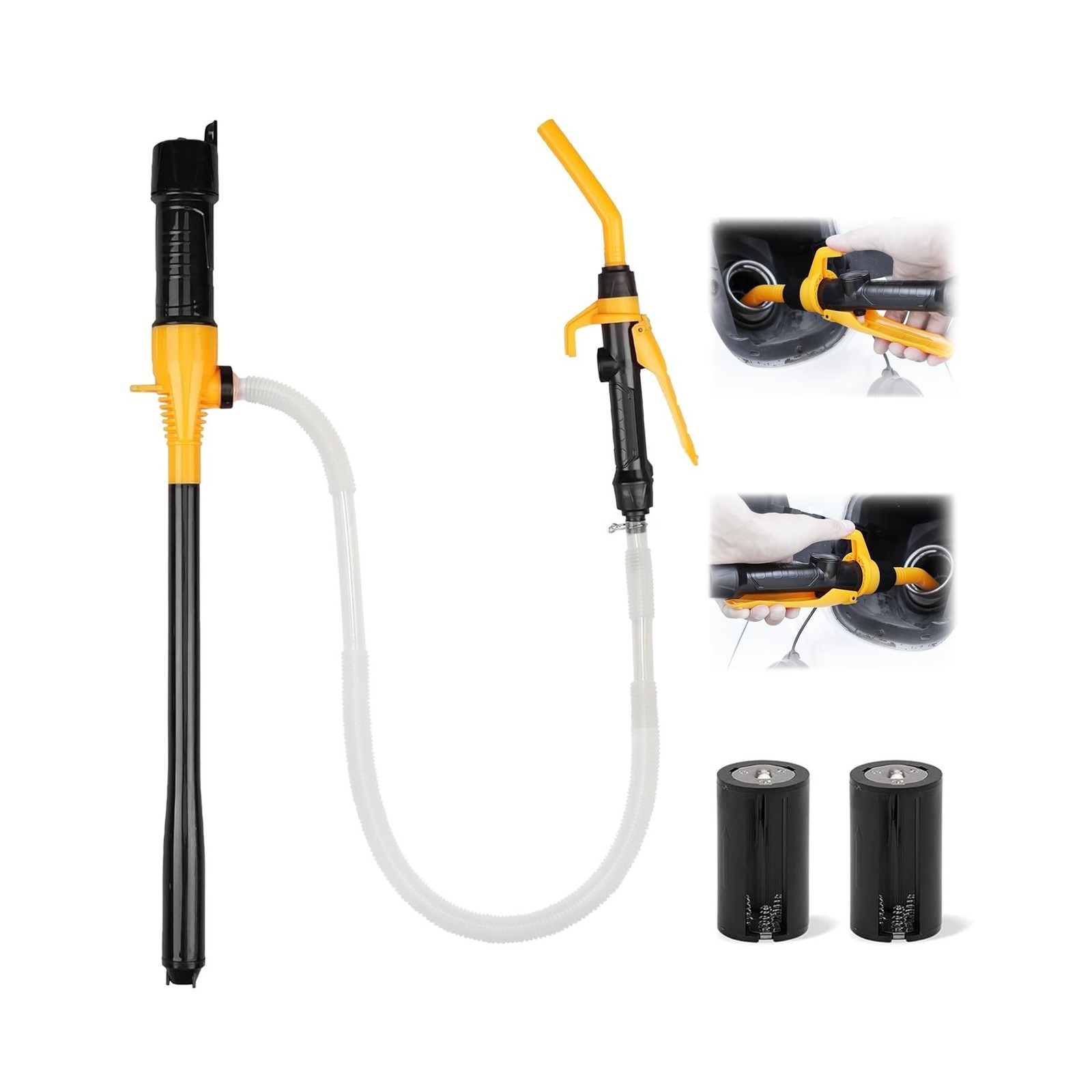 ELEAD Portable Battery Powered Pump – Electric Fuel/Water Transfer Pump 2.2 G…