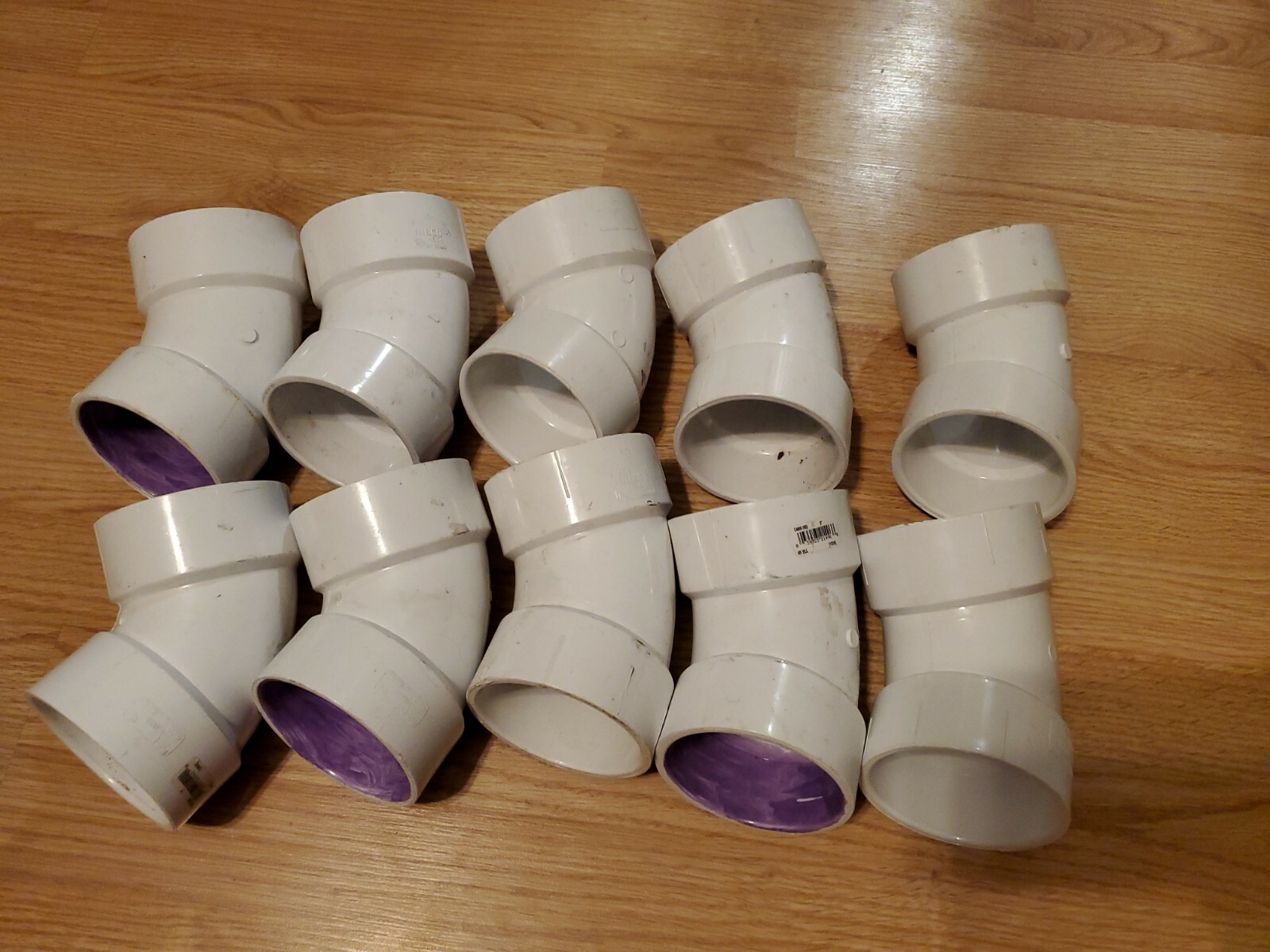 Nibco C4860HD3 3 in. PVC DWV 60 Degree Hub x Hub Elbow Fitting (10 pcs)