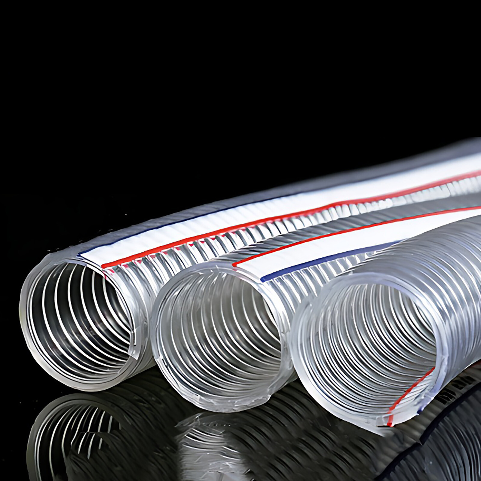 Heavy Duty Braided Wire Reinforced Clear Flexible PVC Hose Pipe – Water Air Fuel