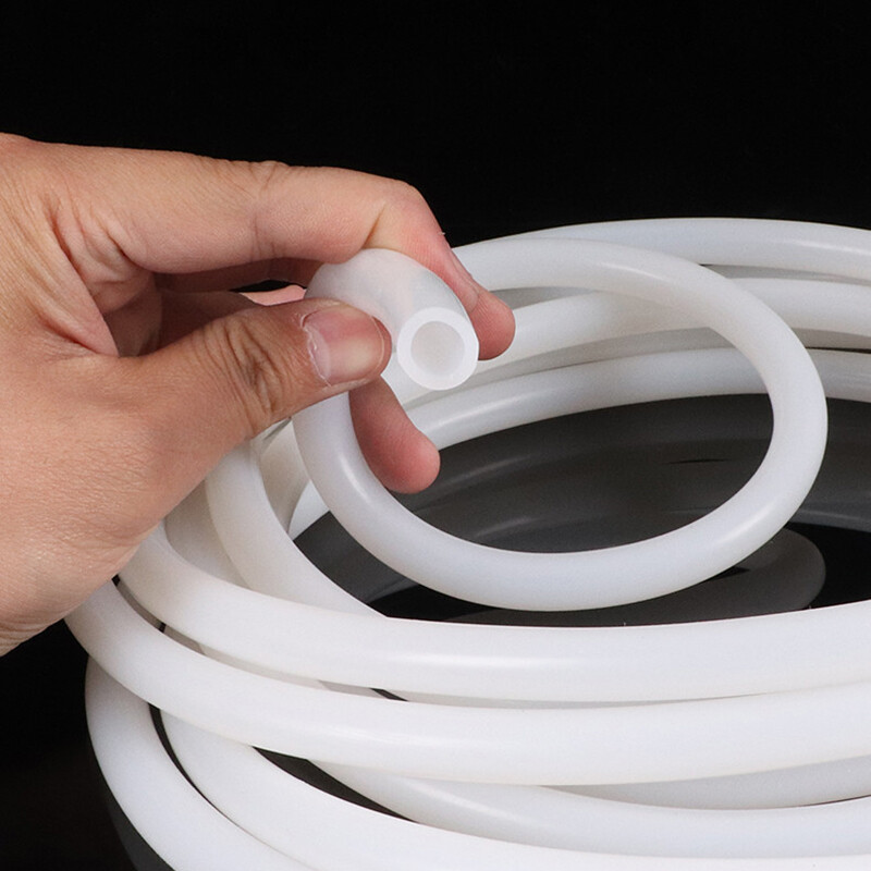 White Silicone Tube ID 2mm-38mm Vacuum Water Air Pump Pipe Exhaust Drain Hose