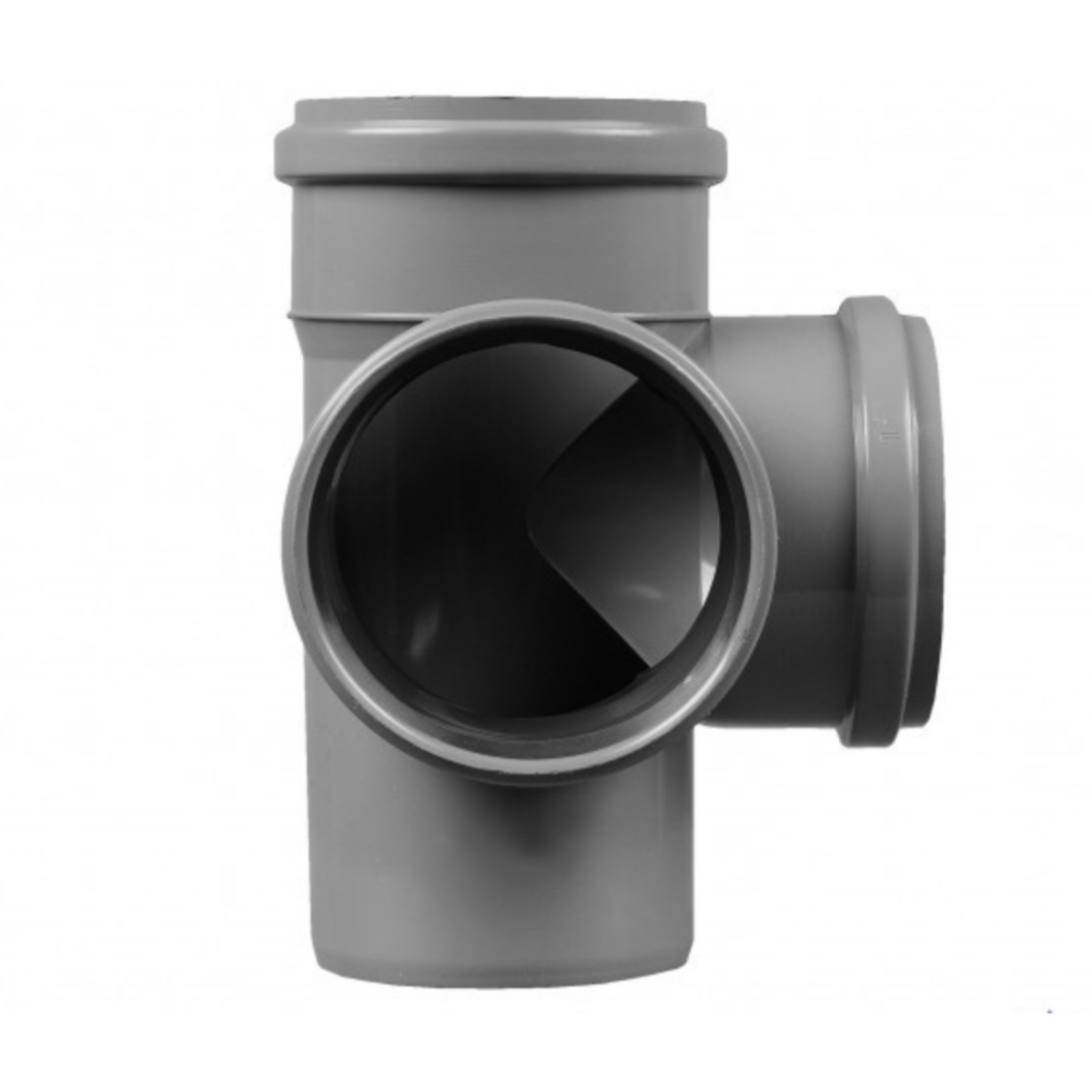 4″ 110 mm – Double Corner Branch Soil Pipe 110/110/110/90° 87½° Sewer Waste Grey