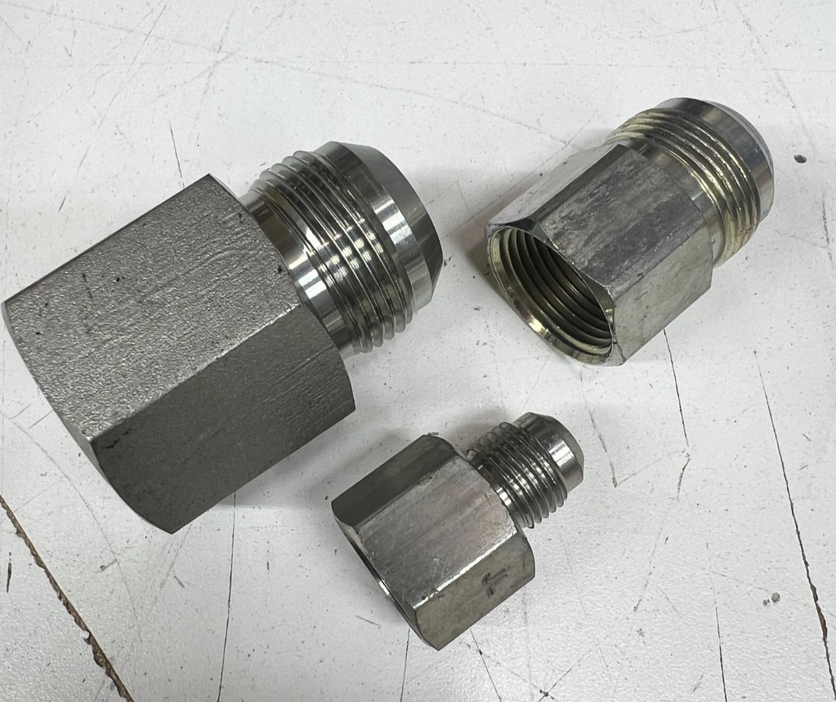 2x) Various Sizes of 2405 Hydraulic Tube Adapter Male 37 Degree JIC x Female NPT