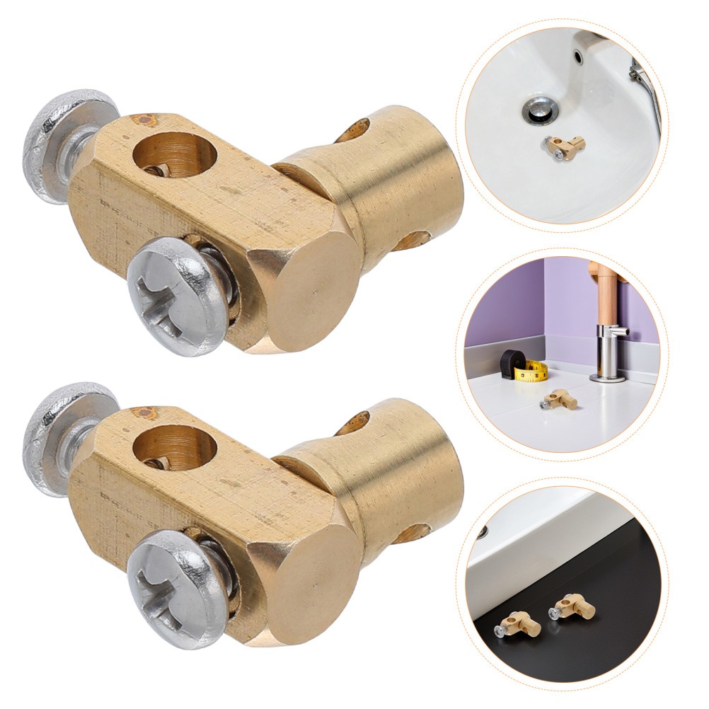 6 Pcs Washbasin Universal Joint Sink Drain Bathroom Pop-up Repair Parts