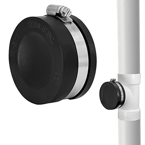 QC-2.75 1-1/2 or 2-in. Qwik Cap Schedule 40 PVC Pipe Socket Cap 2.75 inches
