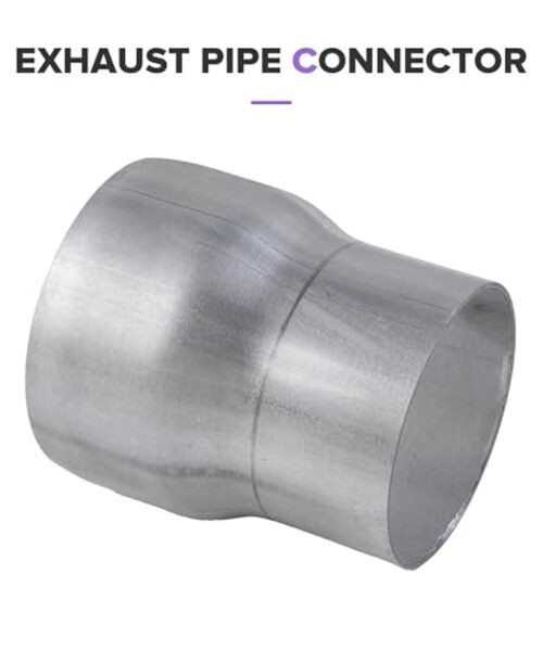 Exhaust Adapter,Car Accessories Universal Anti-corrosion 3″ OD to 3.5″ OD