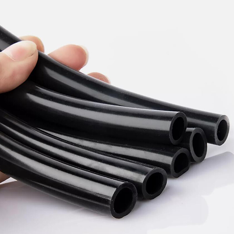 Black Silicone Tube Food Grade Beer Milk Flexible Hose Pipe Soft Rubber 0.5-25mm