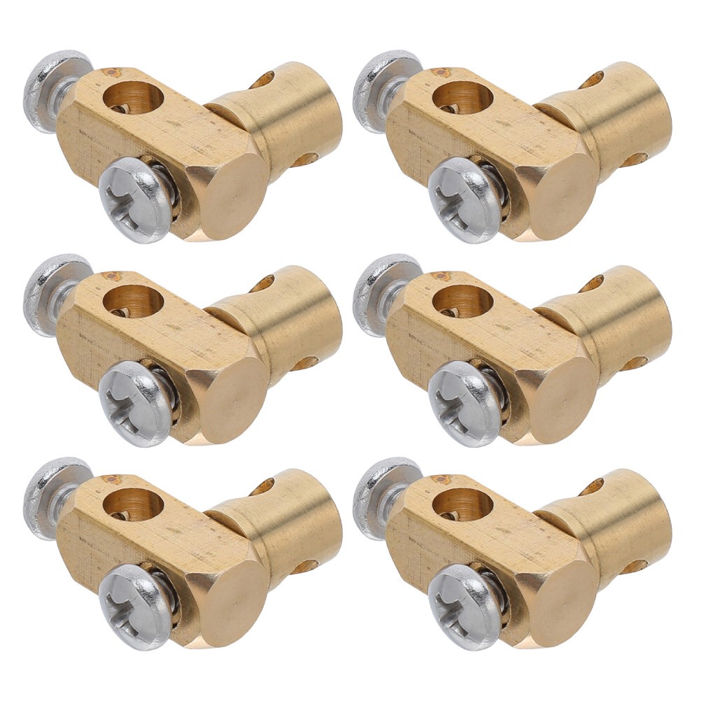 6Pcs Durable Brass Basin Joint Connector for Universal Sink Repair