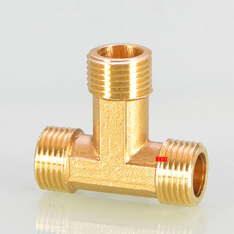 Brass BSP 1/2″ T-Shape Pipe Fittings Male/Female Thread Extension Tee Connector