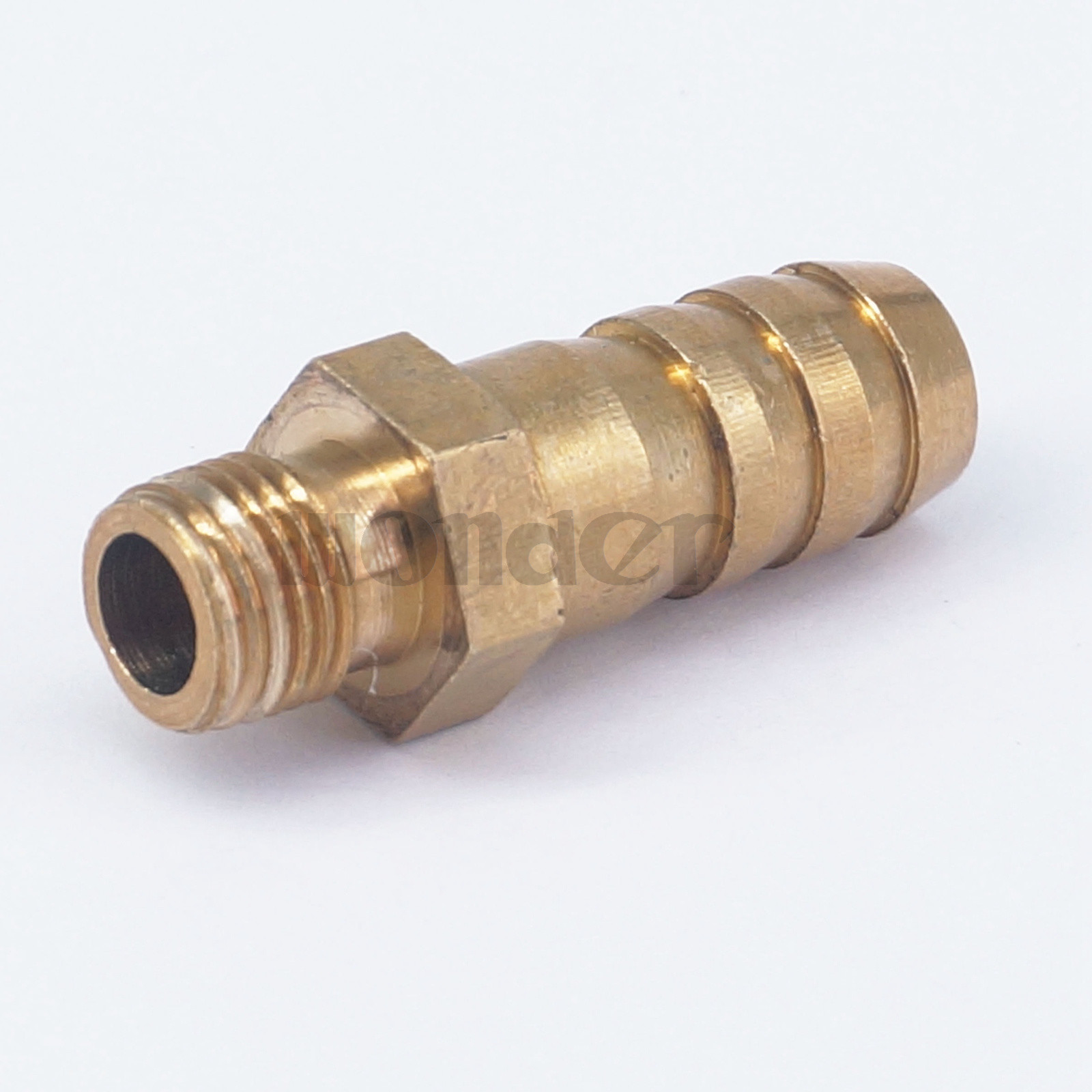 5pcs Hose Barb 10mm- M10*1mm Metric Male Brass Splicer Adapter Pipe Fittings